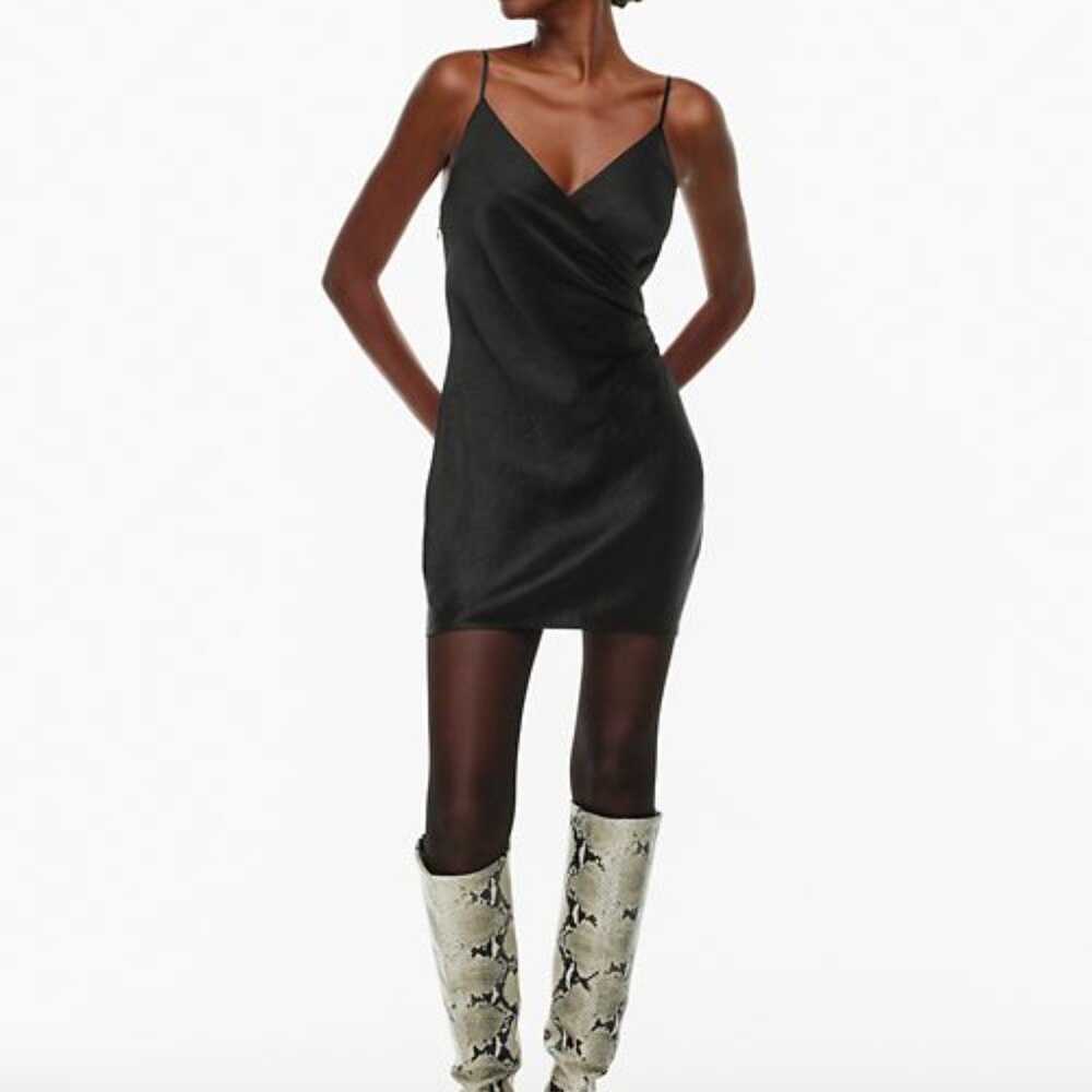 NWT Wilfred Crossroads Dress- Black 2XS / XXS